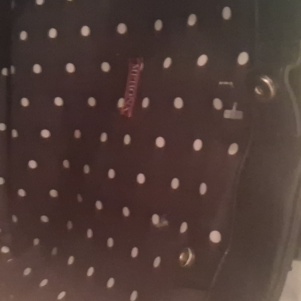 Merona Black Tote Bag Nwot - Picture 6 of 8